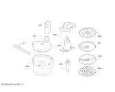 Схема №5 Z8805 с изображением Корпус для кухонного измельчителя Zelmer 00794262