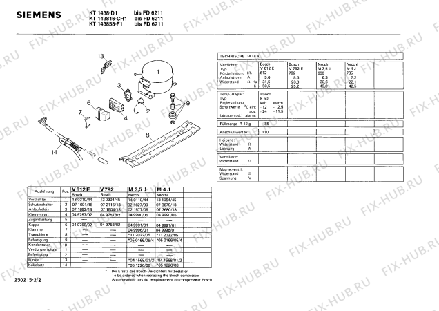 Схема №2 KT143858 с изображением Решетка для холодильной камеры Bosch 00104022