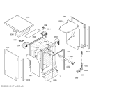 Схема №5 SF25M250EU с изображением Кнопка для посудомойки Siemens 00603430