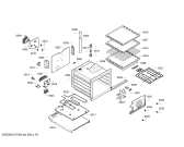 Схема №1 HSS842CSK с изображением Ручка управления духовкой для плиты (духовки) Bosch 00617207