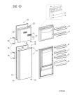Схема №2 ENXTLH19262FW (F085136) с изображением Дверка для холодильной камеры Indesit C00509385