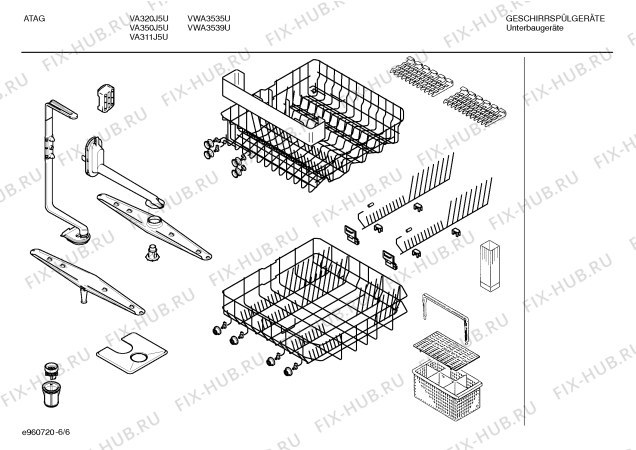 Взрыв-схема посудомоечной машины Atag SGIATA2 VA350J5U - Схема узла 06