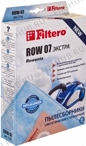 Большое фото - Мешочек для электропылесоса Filtero ROW 07(4) Экстра в гипермаркете Fix-Hub
