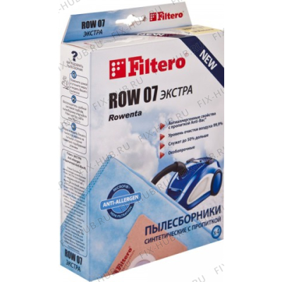 Мешочек для электропылесоса Filtero ROW 07(4) Экстра в гипермаркете Fix-Hub