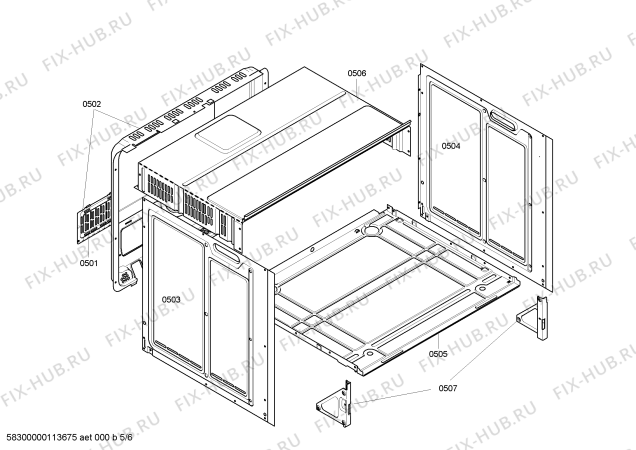 Схема №2 HBN131521B с изображением Панель управления для плиты (духовки) Bosch 00447814