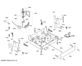 Схема №4 SGU55E82SK с изображением Передняя панель для электропосудомоечной машины Bosch 00664378