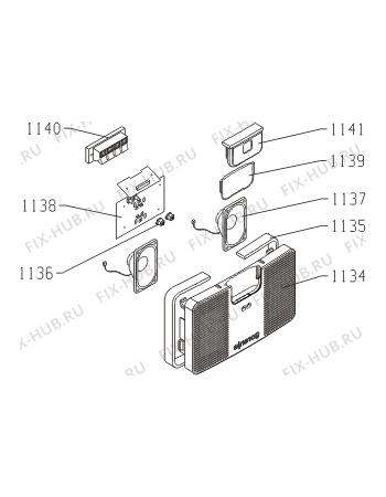 Схема №1 RK1000IP (267407, HZS4066AF) с изображением Модуль (плата) управления для холодильника Gorenje 274188
