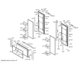 Схема №4 B36IT71NNP с изображением Крепеж для холодильника Bosch 00641043