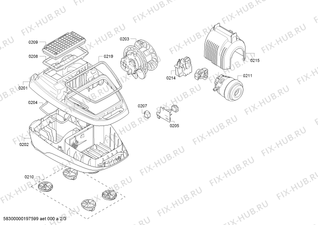 Схема №1 BGL81800IR In'genius с изображением Крышка для мини-пылесоса Bosch 11020653