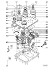 Схема №1 GTSI 2460 WS с изображением Термопара для электропечи Whirlpool 481913838095