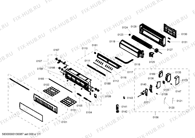 Схема №1 S1ZMI12900 с изображением Крышка для климатотехники Siemens 00611681