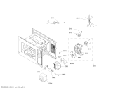 Схема №4 HF24G764 с изображением Панель управления для микроволновой печи Siemens 12012138