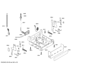 Схема №4 SRS43E62EU с изображением Передняя панель для электропосудомоечной машины Bosch 00666403
