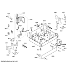 Схема №4 SGU45E02SK с изображением Передняя панель для электропосудомоечной машины Bosch 00444073