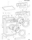 Схема №1 LAS608TXGRIT (F018317) с изображением Обшивка для стиралки Indesit C00059528