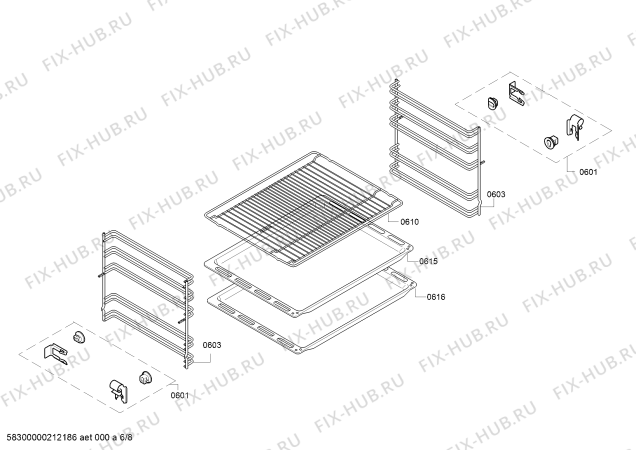 Схема №4 HLR39A020 с изображением Панель управления для духового шкафа Bosch 11028200