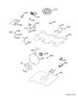 Схема №1 EVY9847AOX с изображением Нагревательный элемент для плиты (духовки) Aeg 5550165202