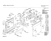 Схема №1 GS964 с изображением Панель для посудомойки Bosch 00270118