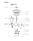 Схема №2 FE900138/701 с изображением Корпусная деталь для кухонного измельчителя Moulinex MS-0A19393