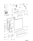 Схема №1 ADP 6401 WH с изображением Обшивка для посудомойки Whirlpool 481245373713