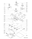 Схема №1 AKM 352/IX/02 с изображением Переключатель для плиты (духовки) Whirlpool 481941129312