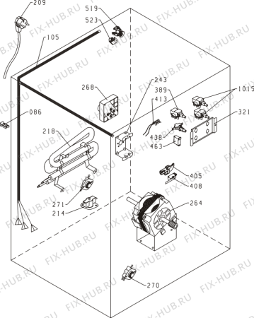 Схема №1 865.059 0 (665242, SP600/120) с изображением Электролиния для стиральной машины Gorenje 177272