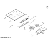 Схема №1 T43R10N0 с изображением Стеклокерамика для плиты (духовки) Bosch 00681481