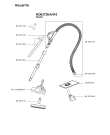 Схема №1 RO6373EA/410 с изображением Крышка для электропылесоса Rowenta RS-2230000937