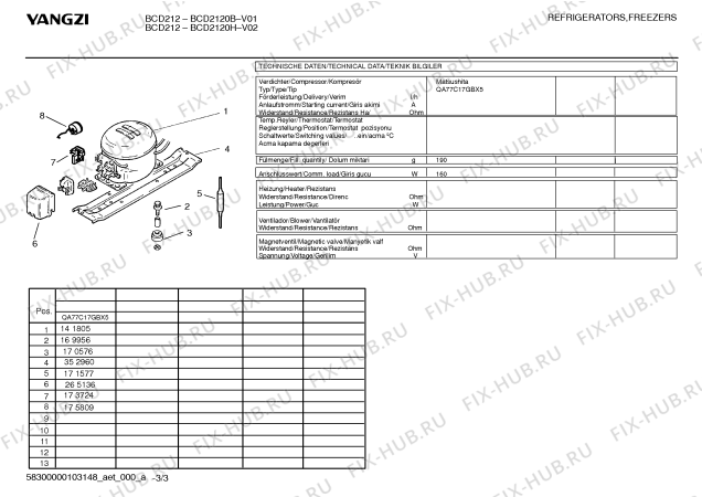 Схема №1 BCD2120B BCD212 с изображением Уплотнитель двери для холодильной камеры Bosch 00234845