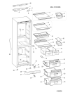 Схема №2 BAN13GOL (F042665) с изображением Блок управления для холодильника Indesit C00145409