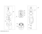 Схема №3 MUM59S81DE HomeProfessional с изображением Корпус для кухонного комбайна Bosch 11011182