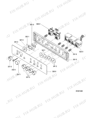 Схема №4 EMHP 4466 NB с изображением Дверка для плиты (духовки) Whirlpool 481245058392