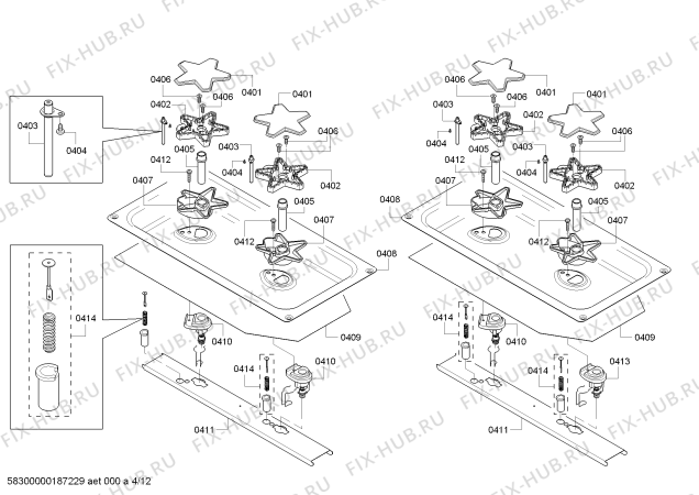 Схема №8 P364GLCLP с изображением Трансформатор для плиты (духовки) Bosch 00489194
