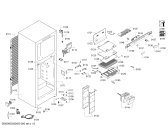 Схема №2 KDN56VW32B Bosch с изображением Замок двери для холодильной камеры Siemens 00628152