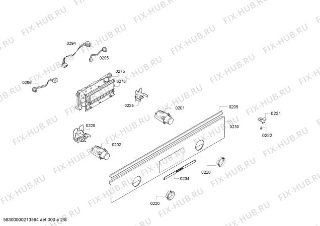 Схема №3 HLS79W350U с изображением Панель управления для плиты (духовки) Bosch 11029013