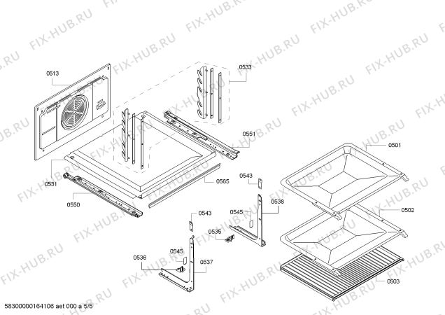 Схема №2 HBB78C751E Horno.bosch.py.2d.B5.E3_MCT_G.pt_crr.inx с изображением Модуль управления, незапрограммированный для духового шкафа Bosch 00658043