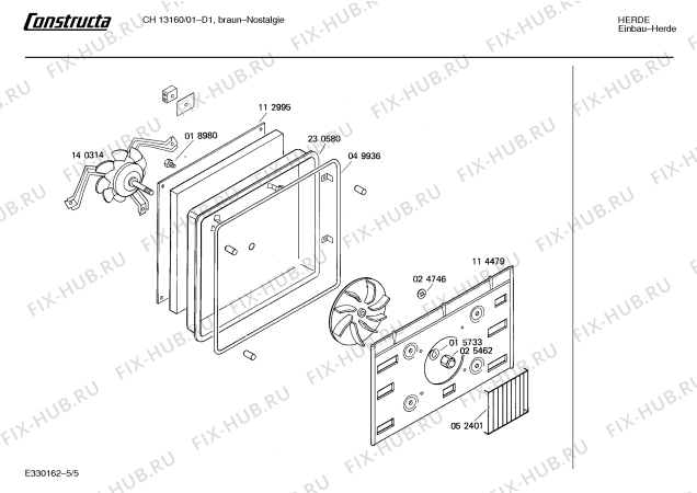 Схема №2 CH13160 с изображением Панель для плиты (духовки) Bosch 00272896