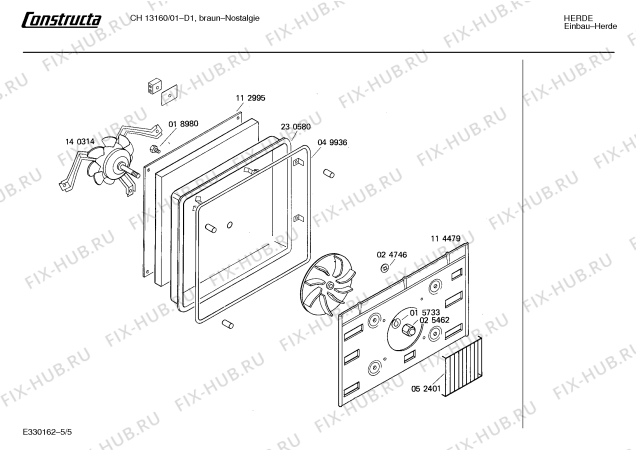 Схема №2 CH13160 с изображением Планка для духового шкафа Bosch 00272522