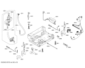 Схема №5 SBV65M00GB с изображением Передняя панель для электропосудомоечной машины Bosch 00705748