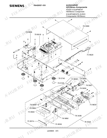 Схема №4 RA420G7 с изображением Сервисная инструкция для звукотехники Siemens 00535632