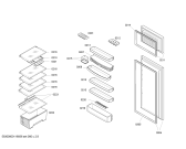 Схема №2 K1664X6FF с изображением Контейнер для овощей для холодильника Bosch 00449410