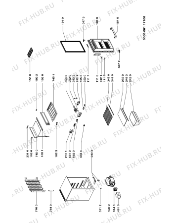 Схема №1 ART 594/G/BR с изображением Шильдик для холодильной камеры Whirlpool 481945919479