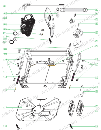 Схема №4 IM630 (367645, WQP12-7311) с изображением Отделка для посудомойки Gorenje 438506