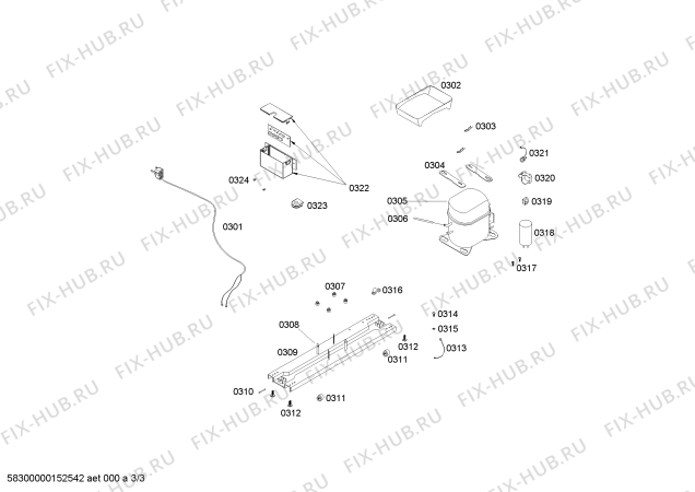 Схема №3 RN34B7T28H REF BL CONSOL RD141 115/60 R134 TRINIDAD Y TOB с изображением Переключатель для холодильника Bosch 00493998