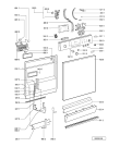 Схема №1 ADP 4615 WH с изображением Микромодуль для посудомоечной машины Whirlpool 481221838292
