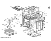 Схема №1 HGN10G050 с изображением Кронштейн для электропечи Bosch 00752652