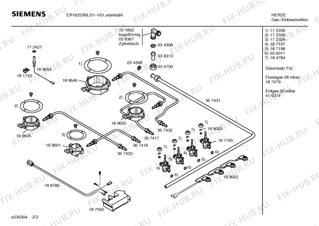 Взрыв-схема плиты (духовки) Siemens ER16253NL Siemens - Схема узла 02