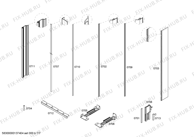 Схема №3 RY491701 с изображением Поднос для холодильной камеры Bosch 00662024