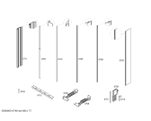 Схема №3 RY491701 с изображением Поднос для холодильной камеры Bosch 00662024