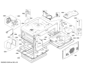 Схема №5 HBC86K753N с изображением Стекло часов для духового шкафа Bosch 00669377